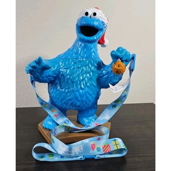 Cookie Monster 2023 Busch Gardens Sea World Christmas Holiday Cup Sesame Street - Picture 1 of 9
